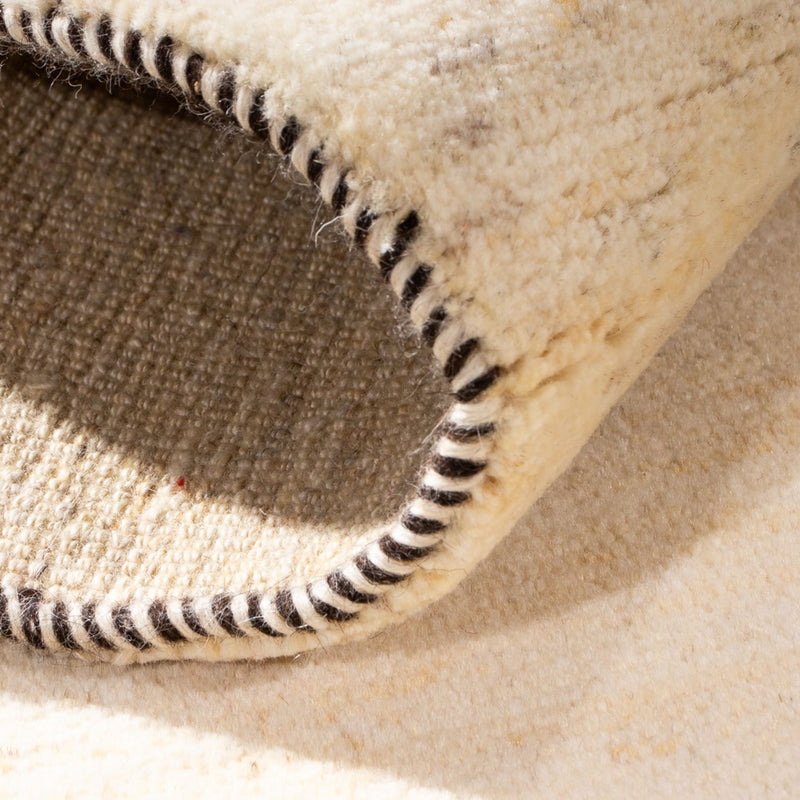 Gabbeh-matta - persisk - 137 x 72 cm - grädde