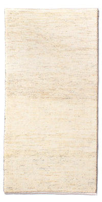 Gabbeh-matta - persisk - 142 x 70 cm - ljusbeige