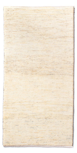 Gabbeh-matta - persisk - 142 x 70 cm - ljusbeige