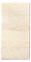 Gabbeh-matta - persisk - 142 x 70 cm - ljusbeige