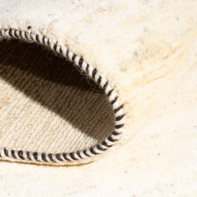 Gabbeh-matta - persisk - 142 x 70 cm - ljusbeige