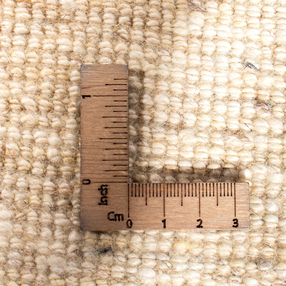 Gabbeh-matta - persisk - 142 x 70 cm - ljusbeige