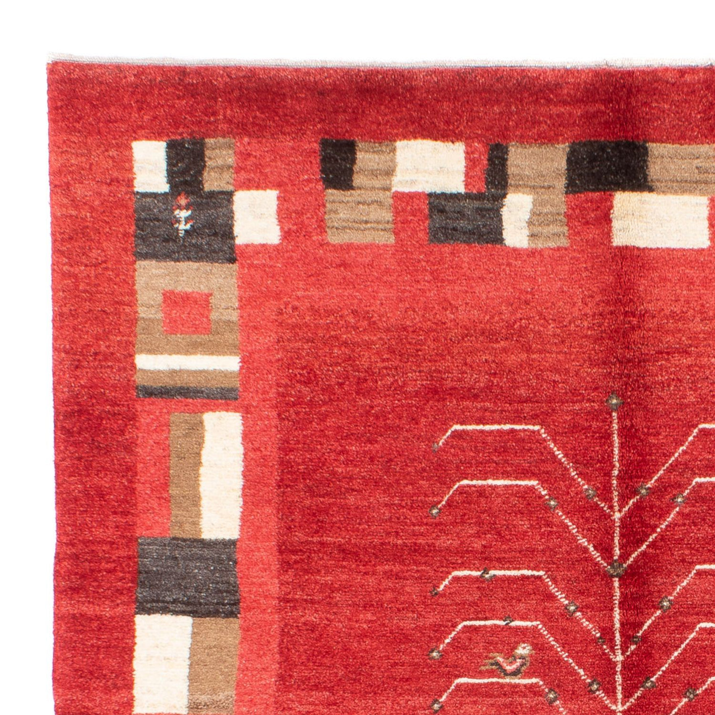Persisk Gabbeh Mattan 191x147cm - Perserteppich Wollteppich