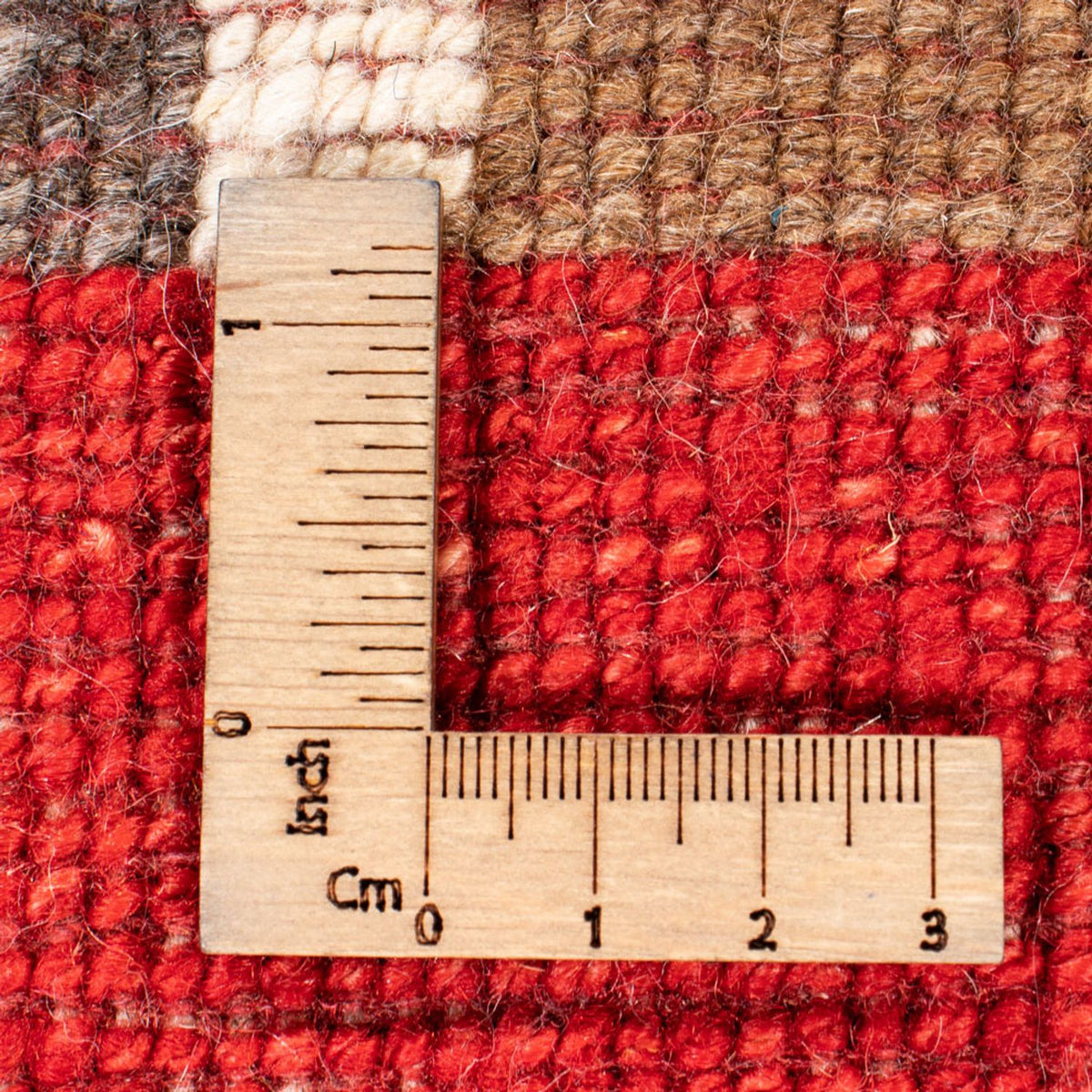 Gabbeh-matta - persisk - 191 x 147 cm - röd