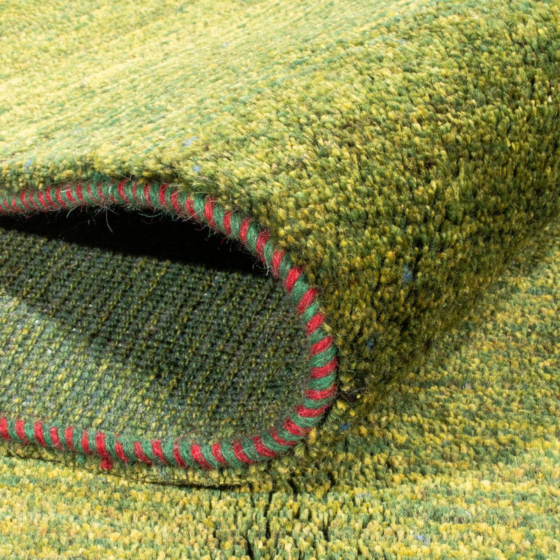 Gabbeh-matta - persisk - 195 x 154 cm - grön