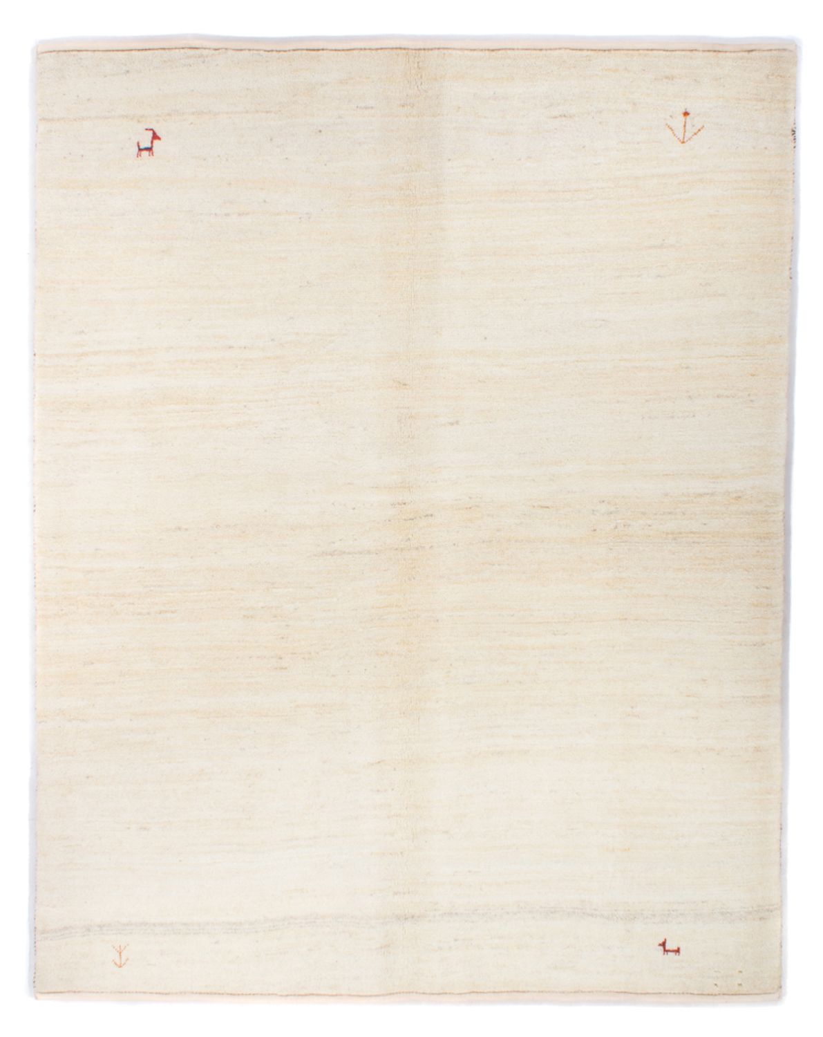 Gabbeh-matta - persisk - 188 x 153 cm - beige