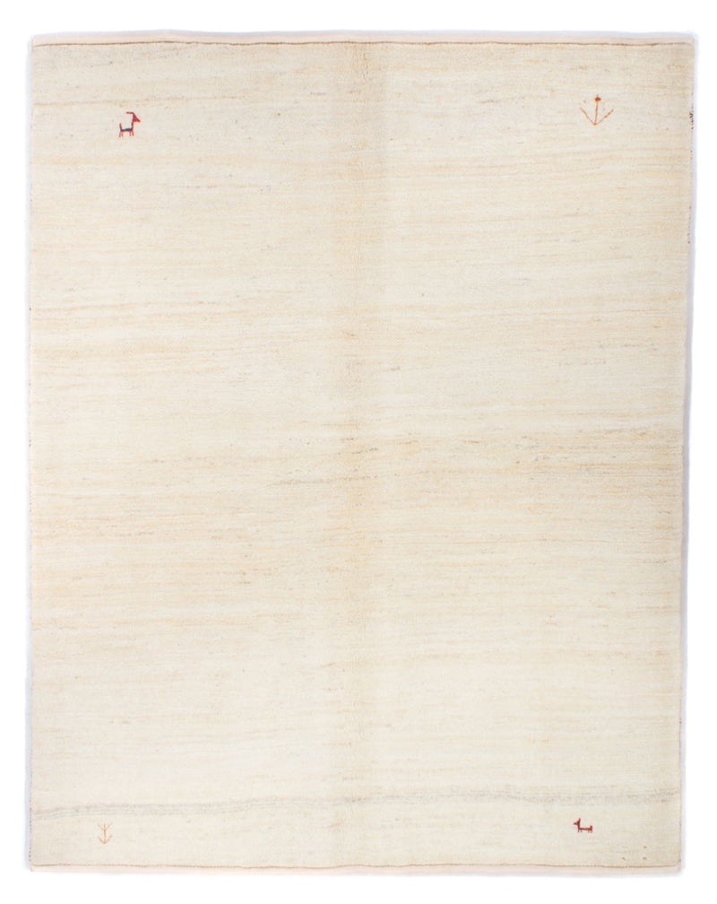 Gabbeh-matta - persisk - 188 x 153 cm - beige