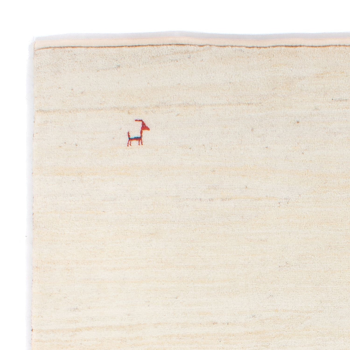 Gabbeh-matta - persisk - 188 x 153 cm - beige