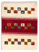 Persisk Gabbeh Mattan 90x66cm - Perserteppich Wollteppich