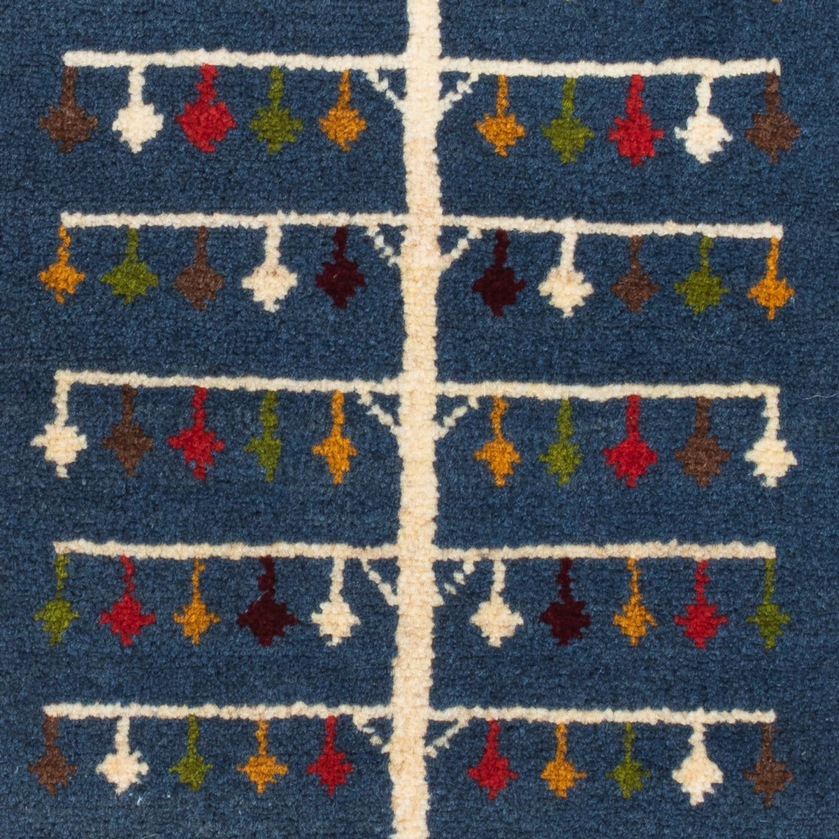 Gabbeh-matta - persisk - 90 x 62 cm - flerfärgad