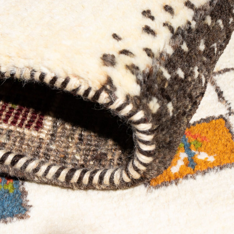 Gabbeh-matta - persisk - 92 x 63 cm - flerfärgad