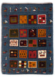 Persisk Gabbeh Mattan 90x65cm - Perserteppich Wollteppich