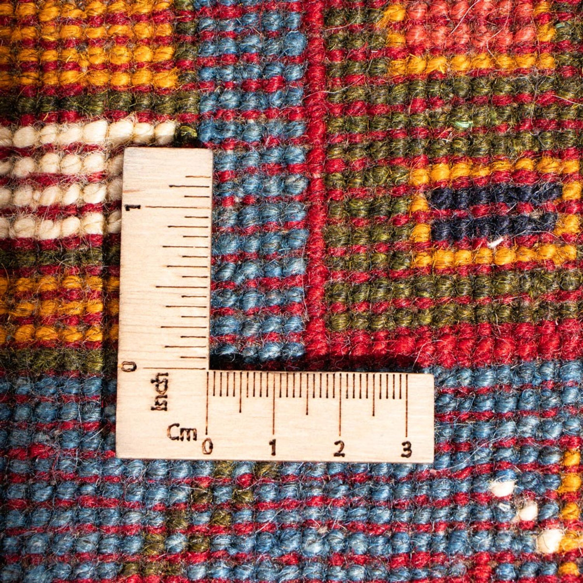 Gabbeh-matta - persisk - 90 x 65 cm - flerfärgad