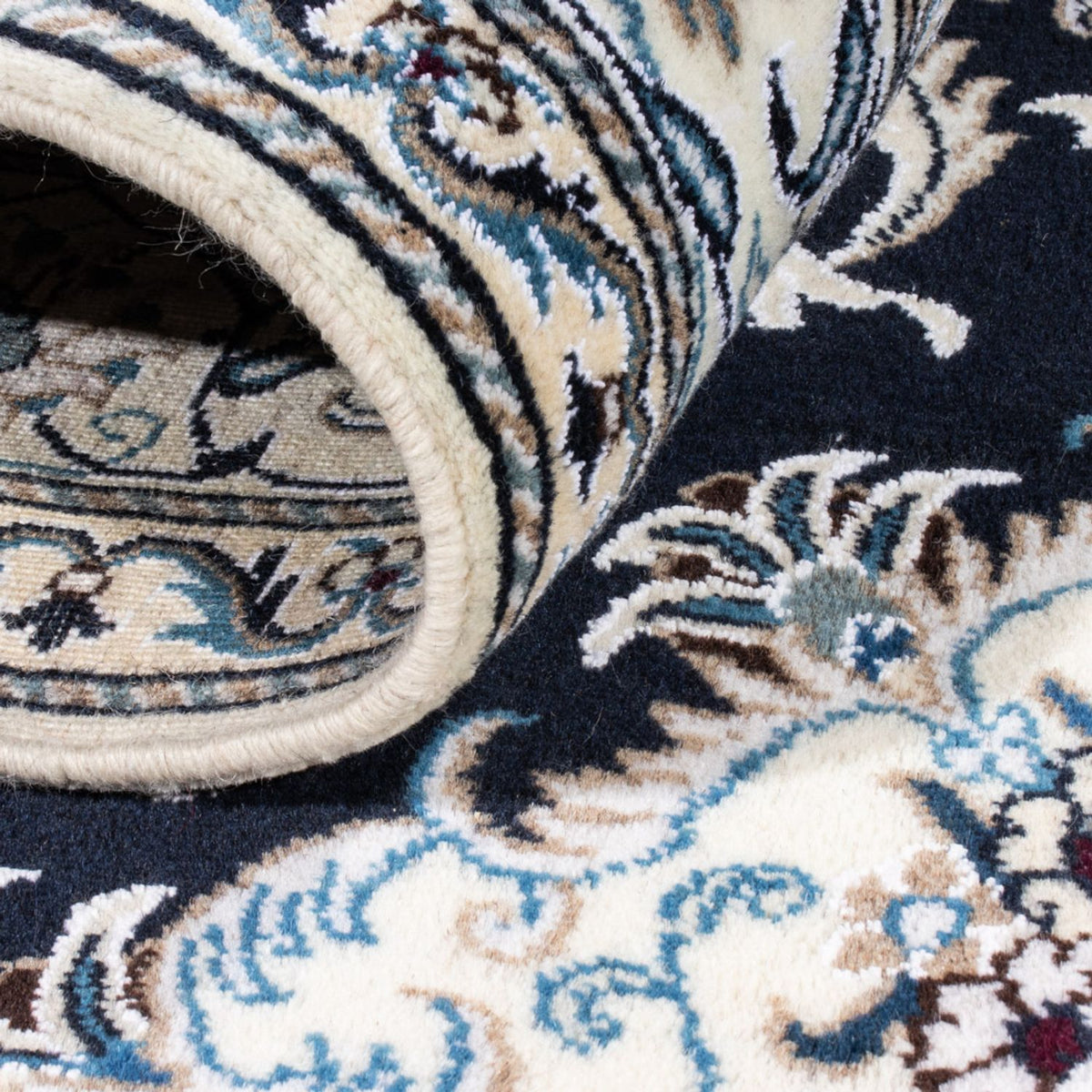 Persisk matta - Nain - 236 x 168 cm - mörkblå