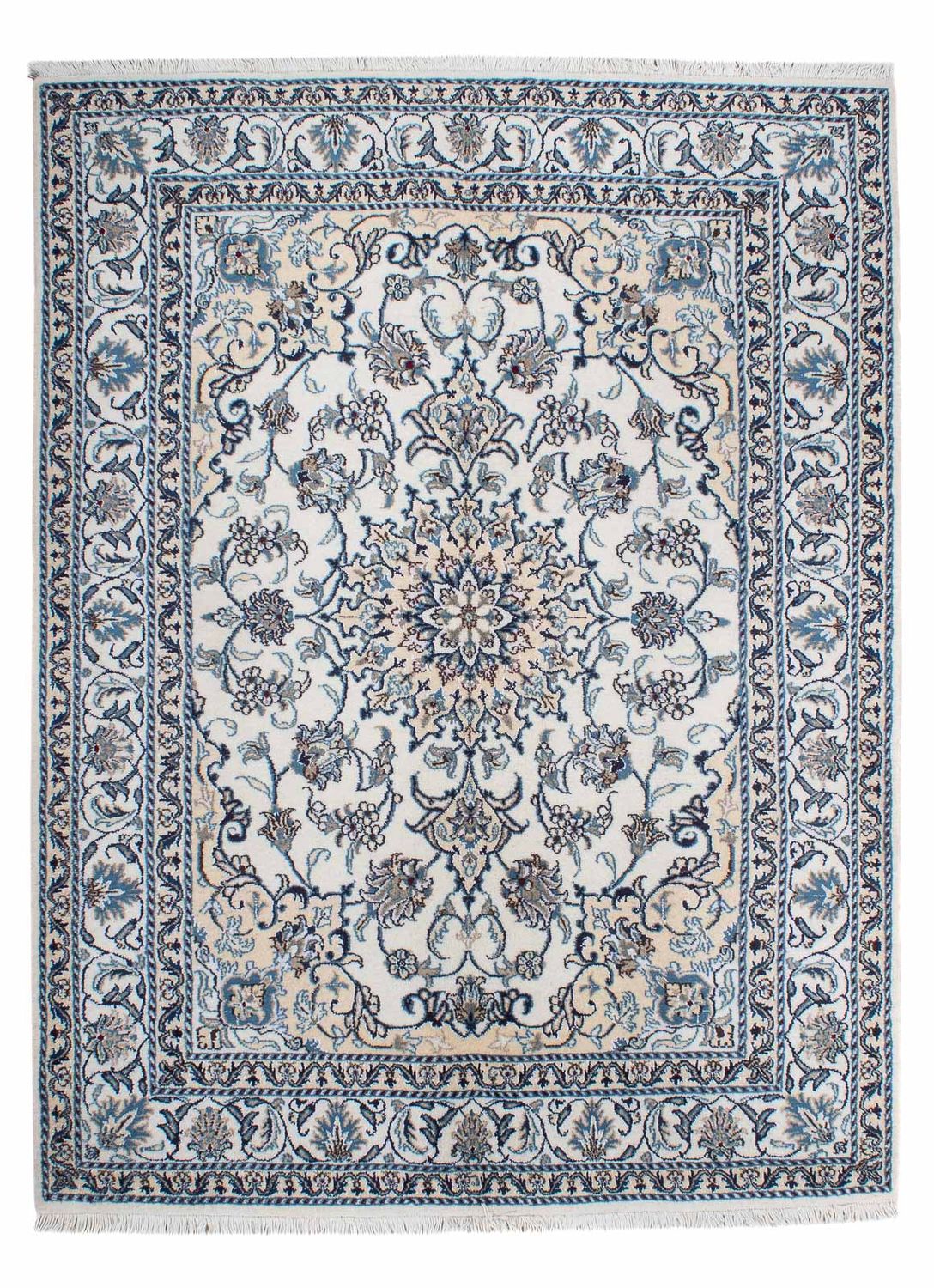 Persisk matta - Nain - 198 x 149 cm - beige