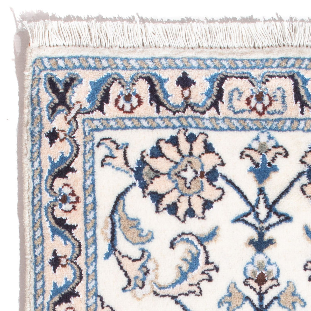 Persisk matta - Nain - 90 x 60 cm - grädde