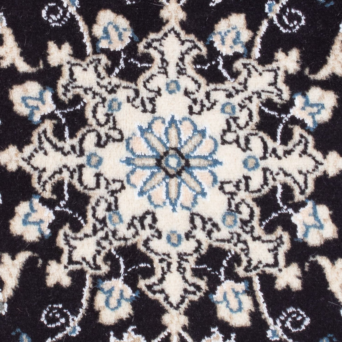 Persisk matta - Nain - 90 x 60 cm - mörkblå