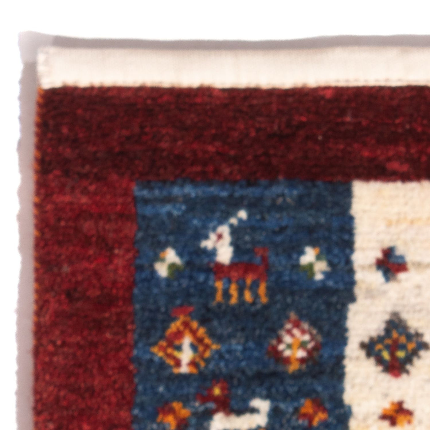 Persisk Gabbeh Mattan 60x40cm - Perserteppich Wollteppich