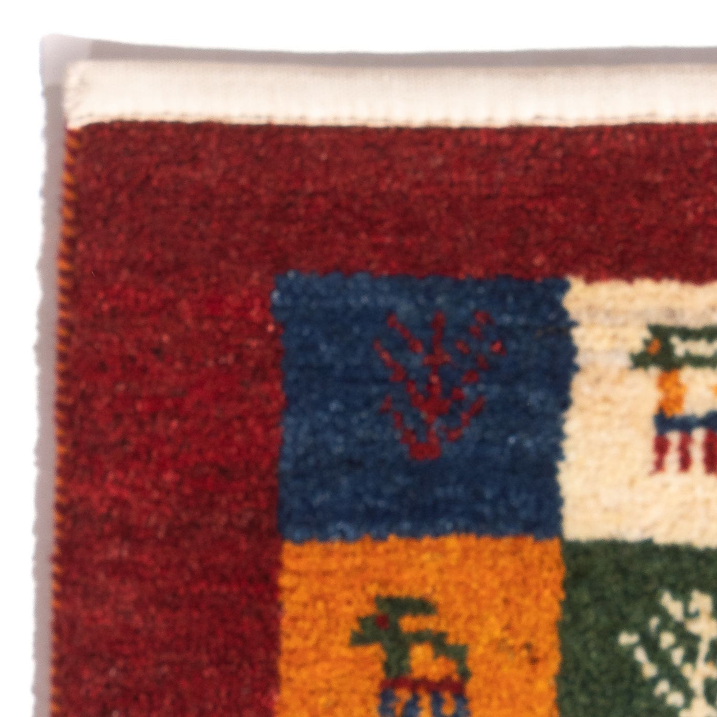 Persisk Gabbeh Mattan 60x40cm - Perserteppich Wollteppich