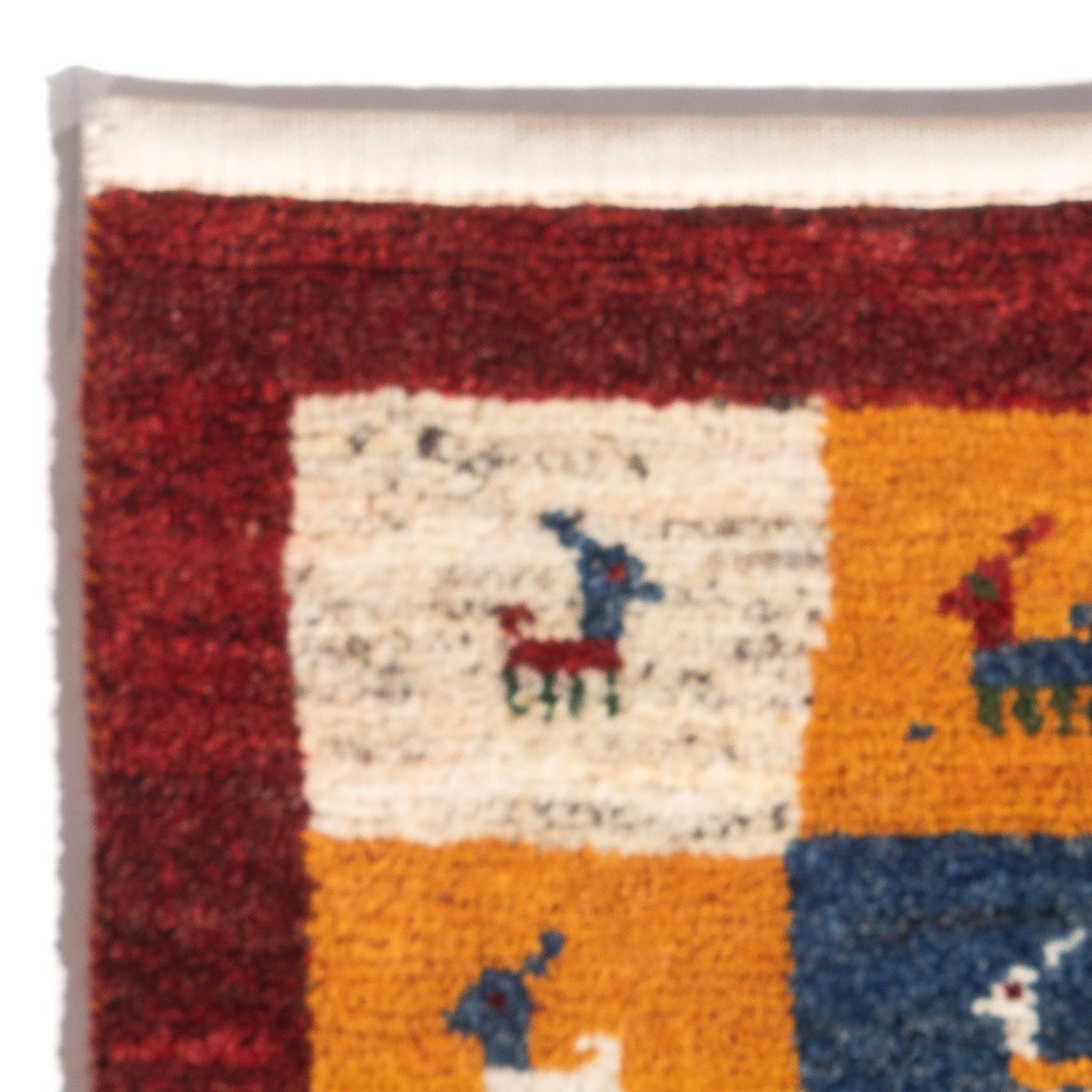 Persisk Gabbeh Mattan 60x40cm - Perserteppich Wollteppich