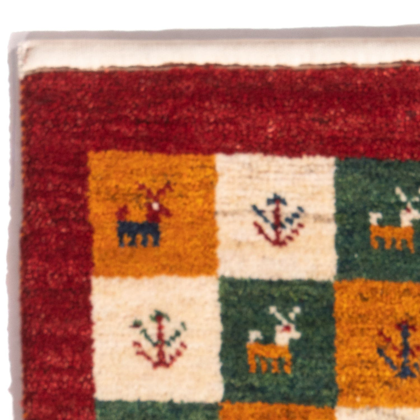 Persisk Gabbeh Mattan 60x40cm - Perserteppich Wollteppich