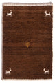 Persisk Gabbeh Mattan 60x40cm - Perserteppich Wollteppich