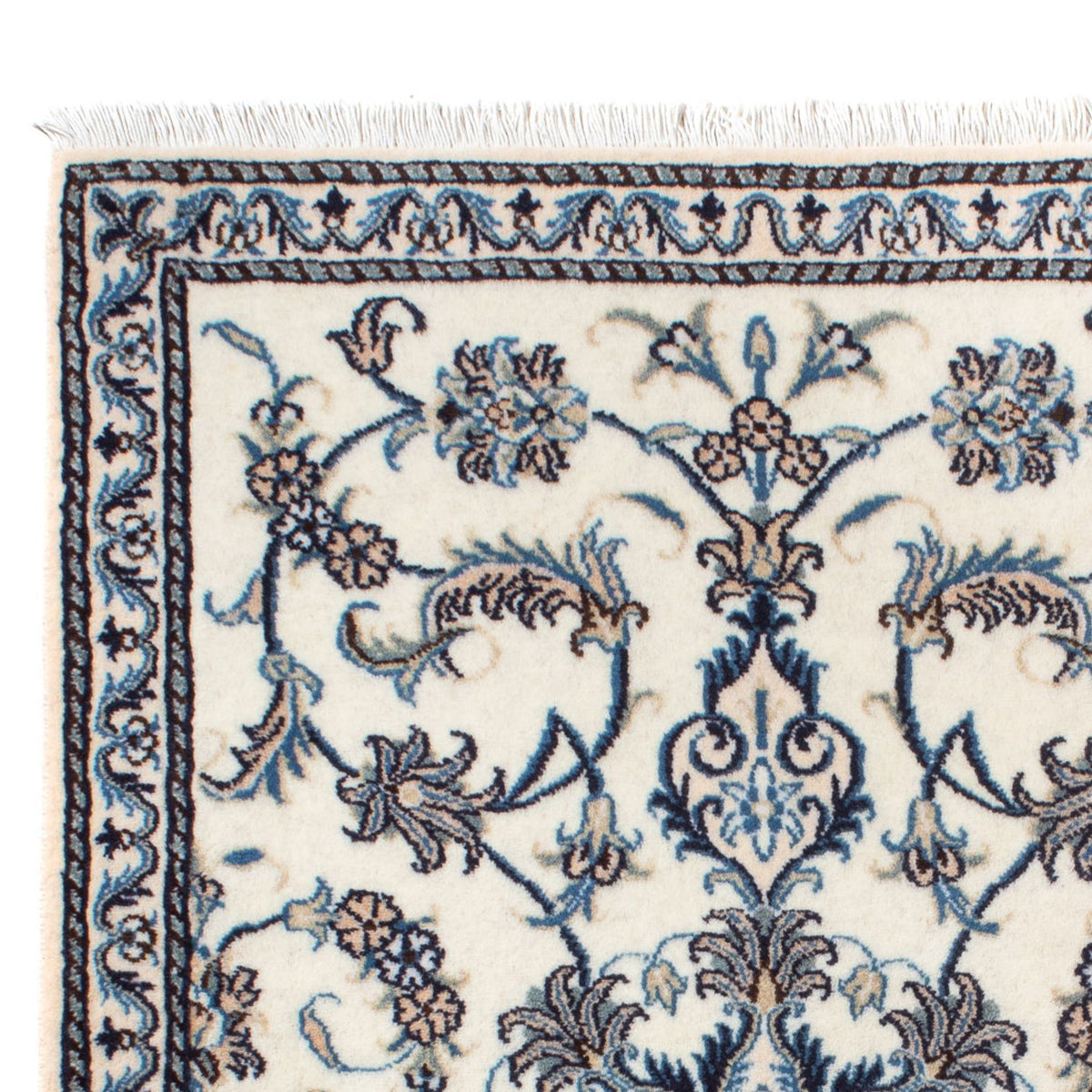 Persisk matta - Nain - 139 x 88 cm - grädde