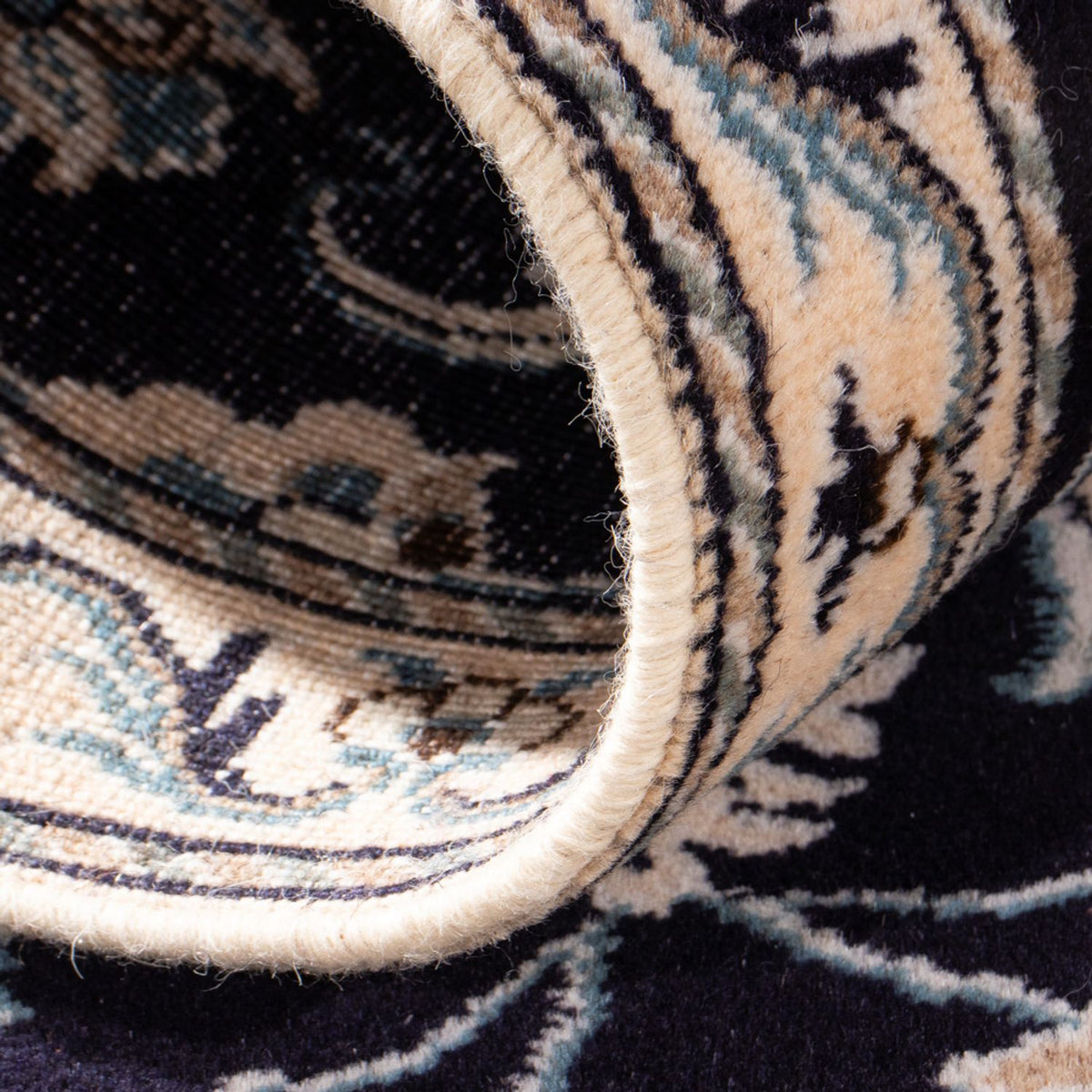 Persisk matta - Nain - 143 x 69 cm - mörkblå