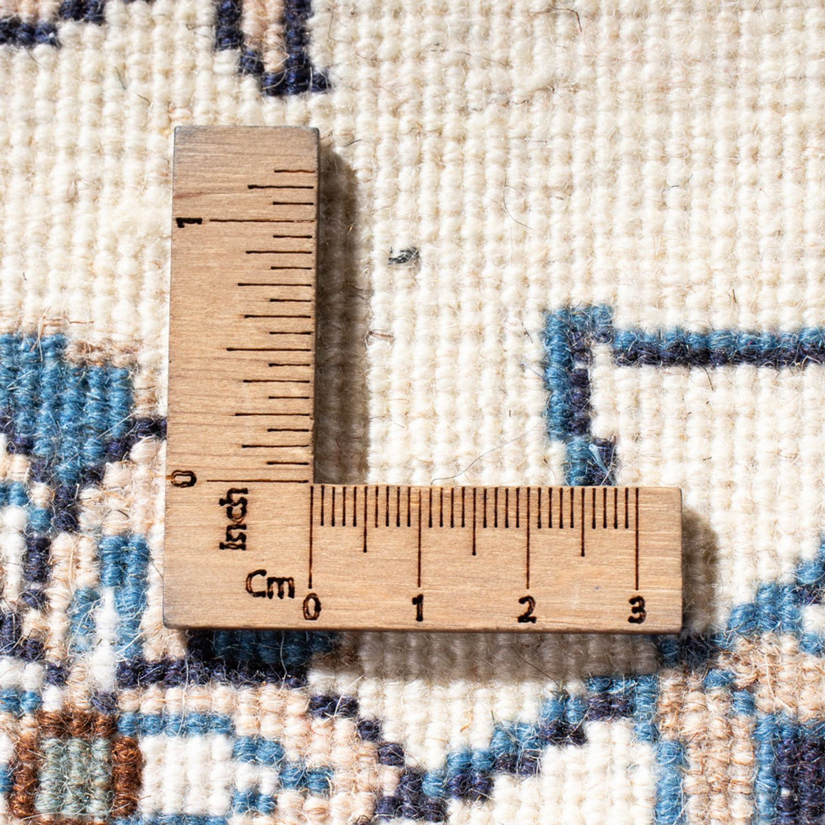 Persisk matta - Nain - 137 x 68 cm - grädde