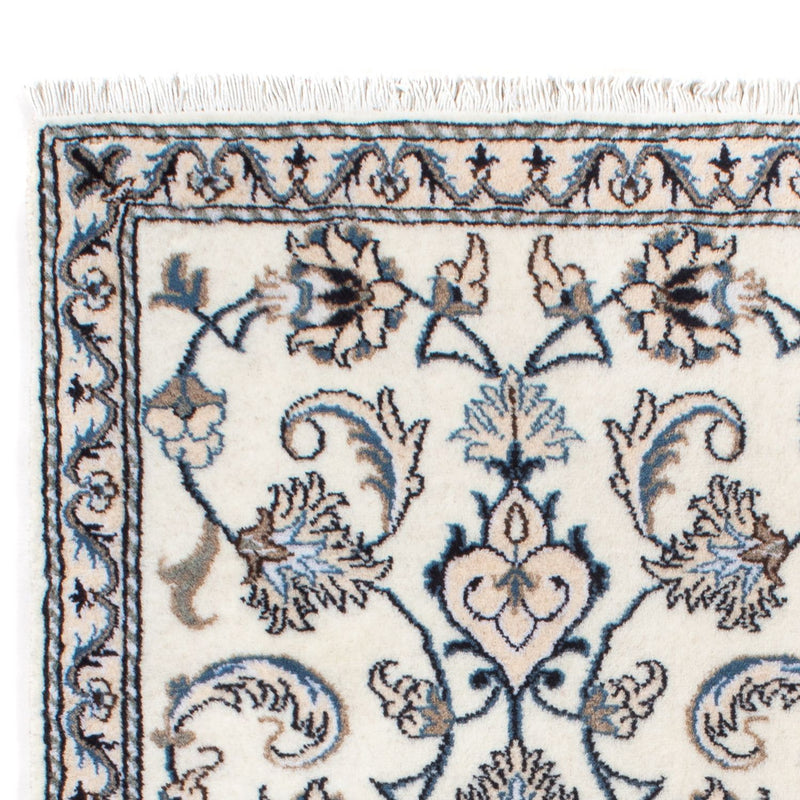 Persisk matta - Nain - 140 x 70 cm - grädde