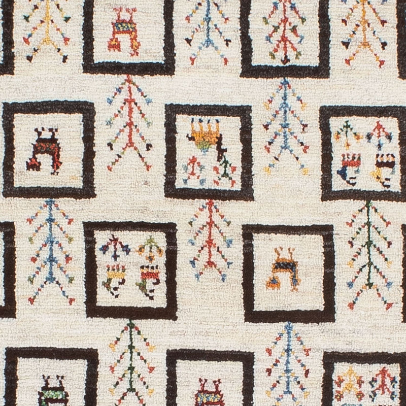 Runner Gabbeh-matta - Loribaft Persian - 199 x 87 cm - natur