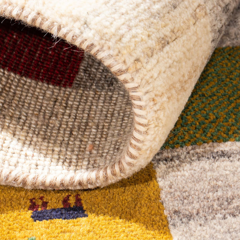 Gabbeh-matta - persisk - 116 x 78 cm - flerfärgad