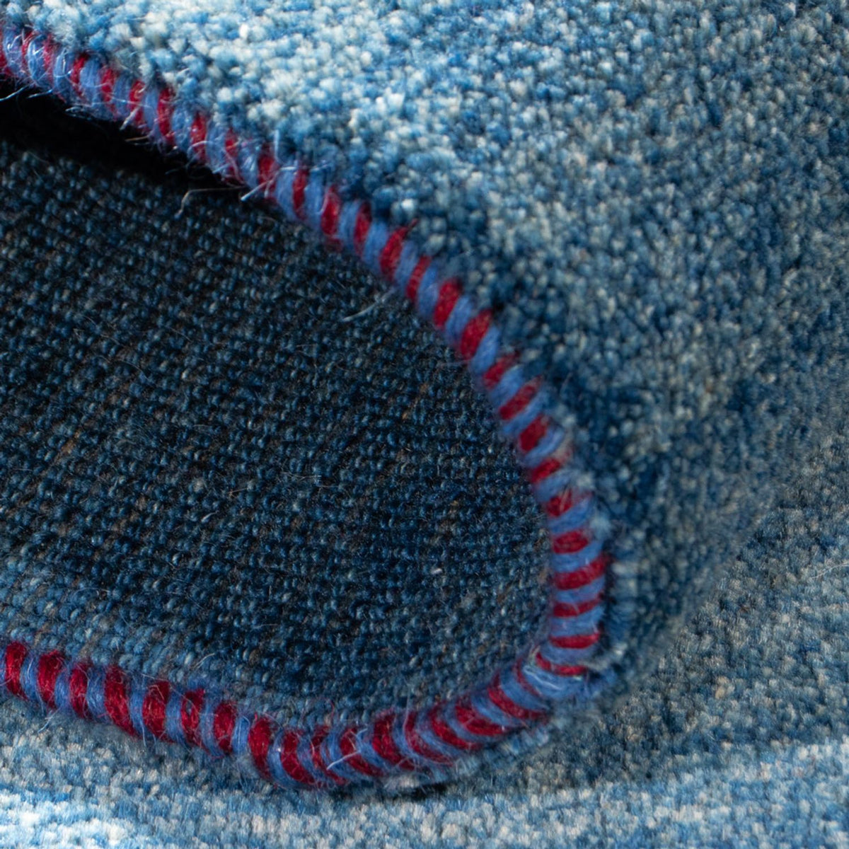 Gabbeh-matta - persisk - 140 x 69 cm - havsblått