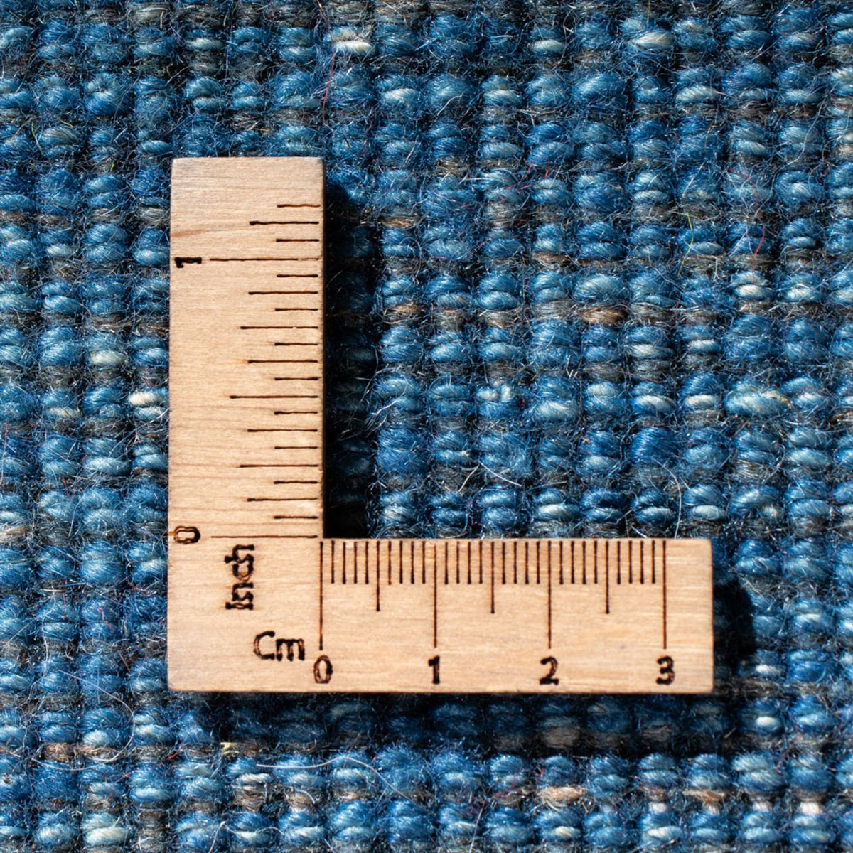 Gabbeh-matta - persisk - 140 x 69 cm - havsblått