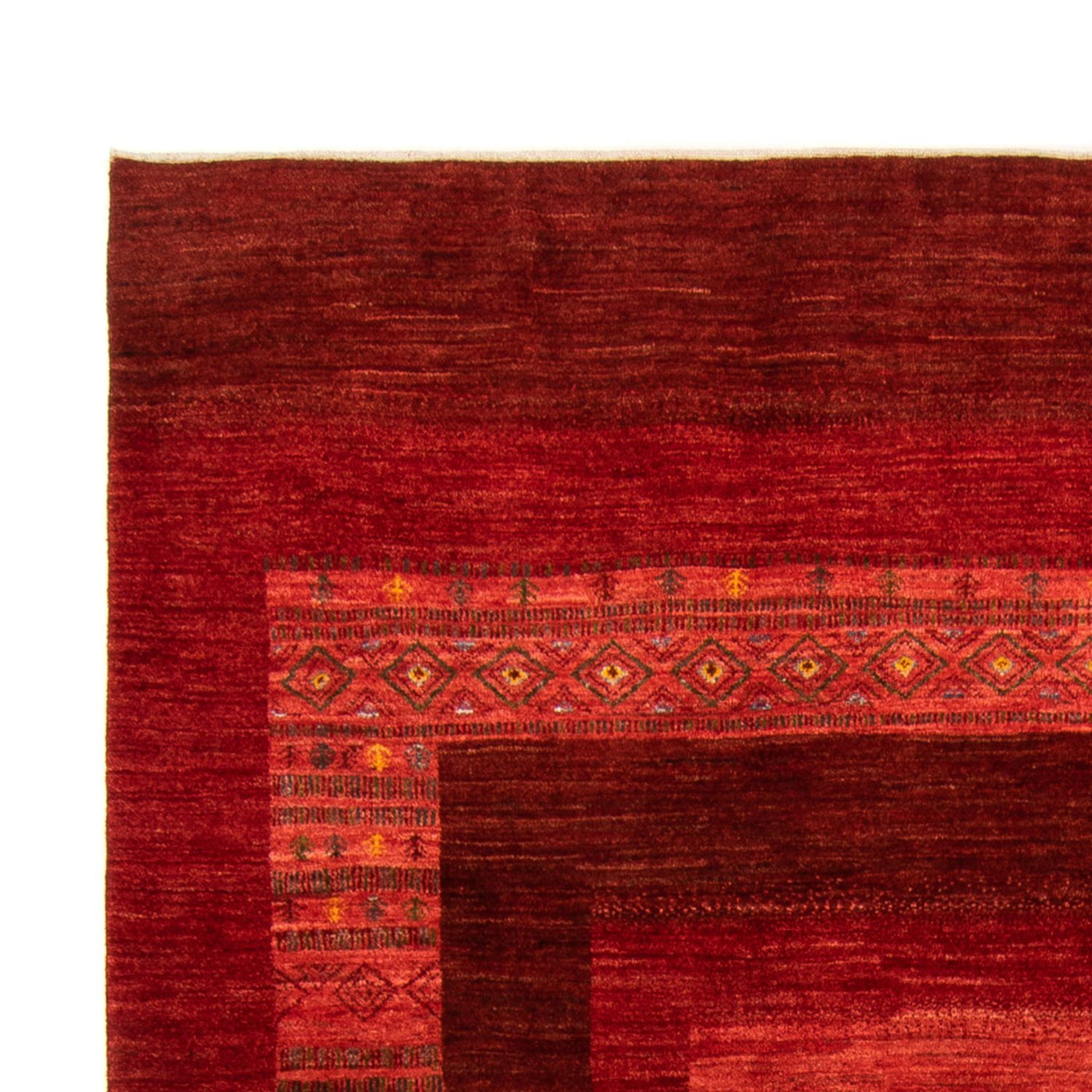 Gabbeh-matta - Loribaft Persian - 286 x 204 cm - röd