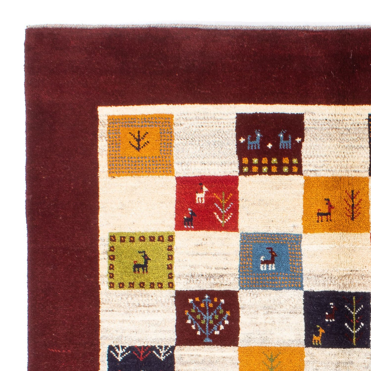 Persisk Gabbeh Mattan 155x197cm - Perserteppich Wollteppich