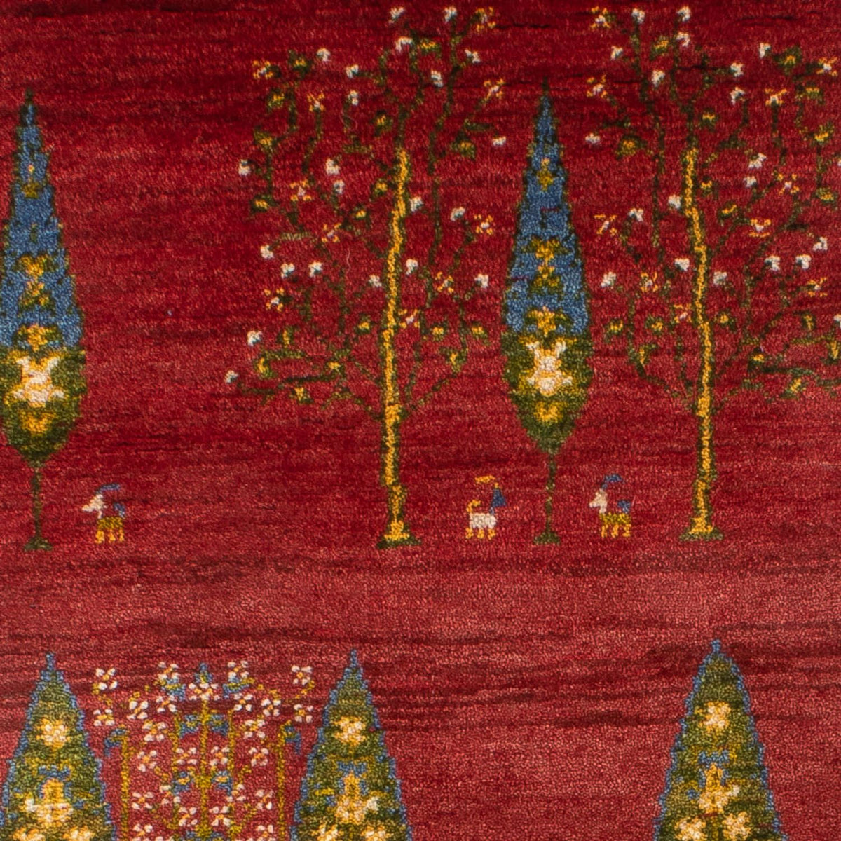 Runner Gabbeh-matta - persisk - 240 x 70 cm - röd