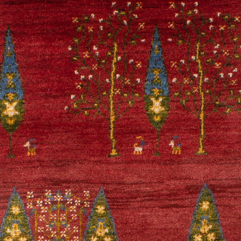 Runner Gabbeh-matta - persisk - 240 x 70 cm - röd