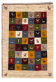 Persisk Gabbeh Mattan 90x62cm - Perserteppich Wollteppich