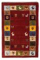 Persisk Gabbeh Mattan 88x61cm - Perserteppich Wollteppich