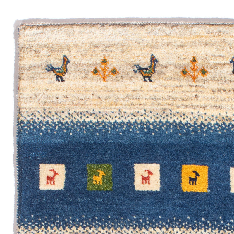 Gabbeh-matta - persisk - 123 x 85 cm - flerfärgad