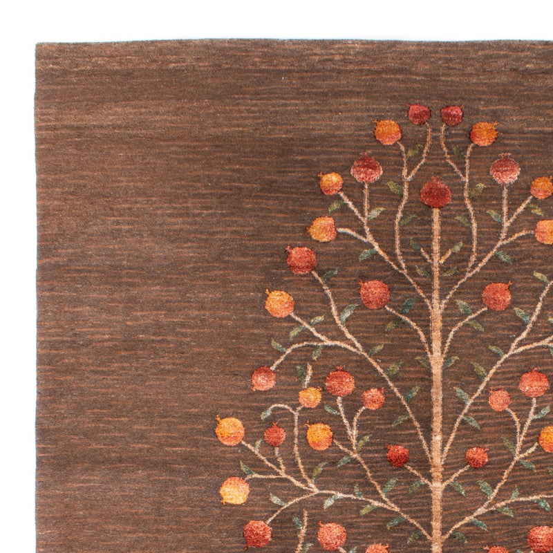 Designermatta - 249 x 187 cm - brun