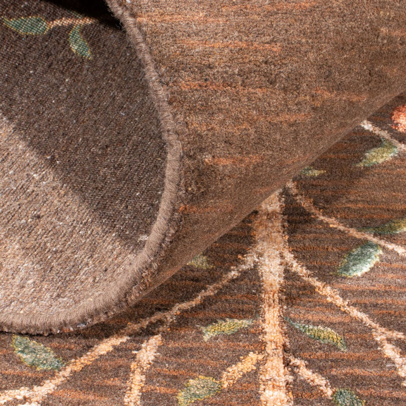 Designermatta - 249 x 187 cm - brun