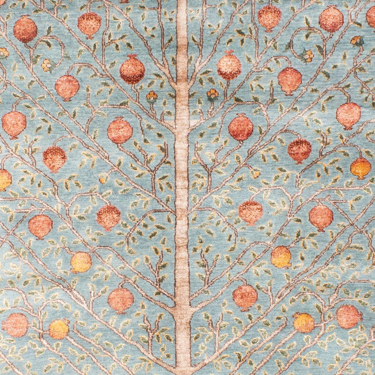 Designermatta - 253 x 184 cm - turkos