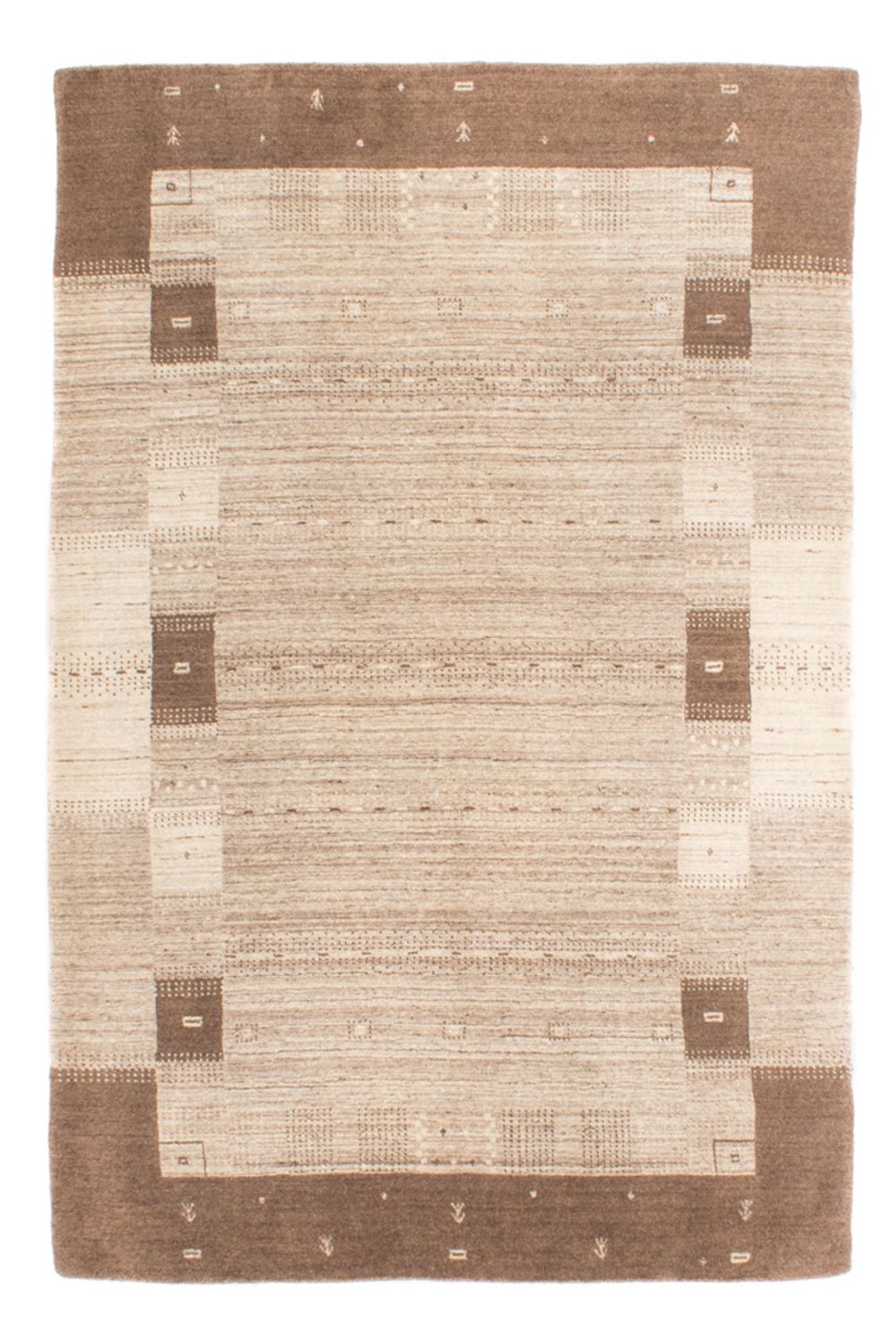 Gabbeh matta - Loribaft Softy - 198 x 126 cm - beige