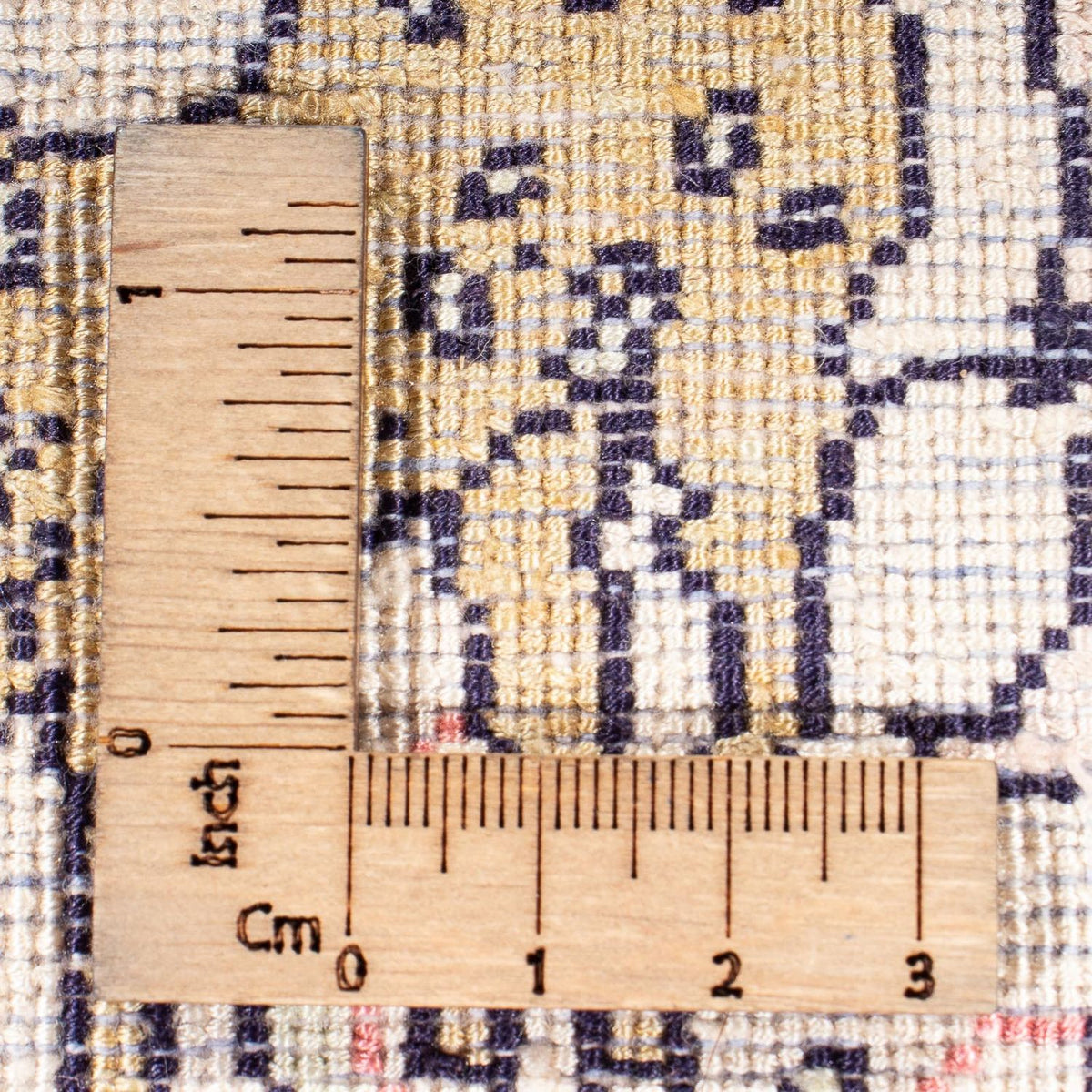 Sidenmatta - Kashmir Silk - 215 x 133 cm - mörkblå