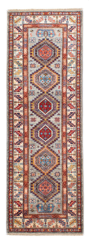 Runner Ziegler Carpet - Kazak - 228 x 74 cm - ljusblå