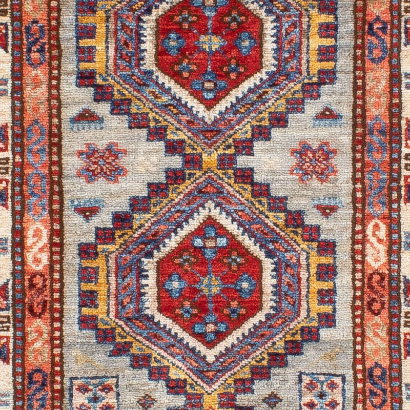 Runner Ziegler Carpet - Kazak - 228 x 74 cm - ljusblå