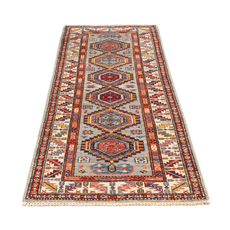 Runner Ziegler Carpet - Kazak - 228 x 74 cm - ljusblå