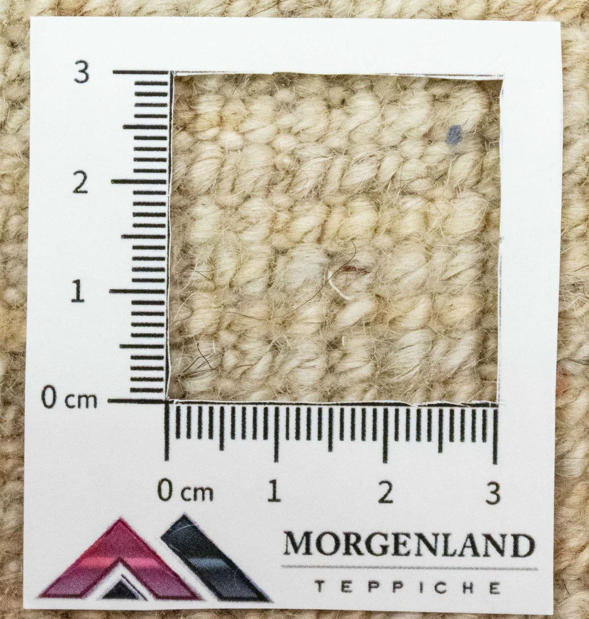 Runner Gabbeh-matta - persisk - 293 x 82 cm - beige